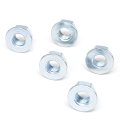 M22  White Bright Zin-plated Carbon Steel Stainless Steel Without Serrated Grade 4 Grade 8 Grade 6  Hex Flange Nut